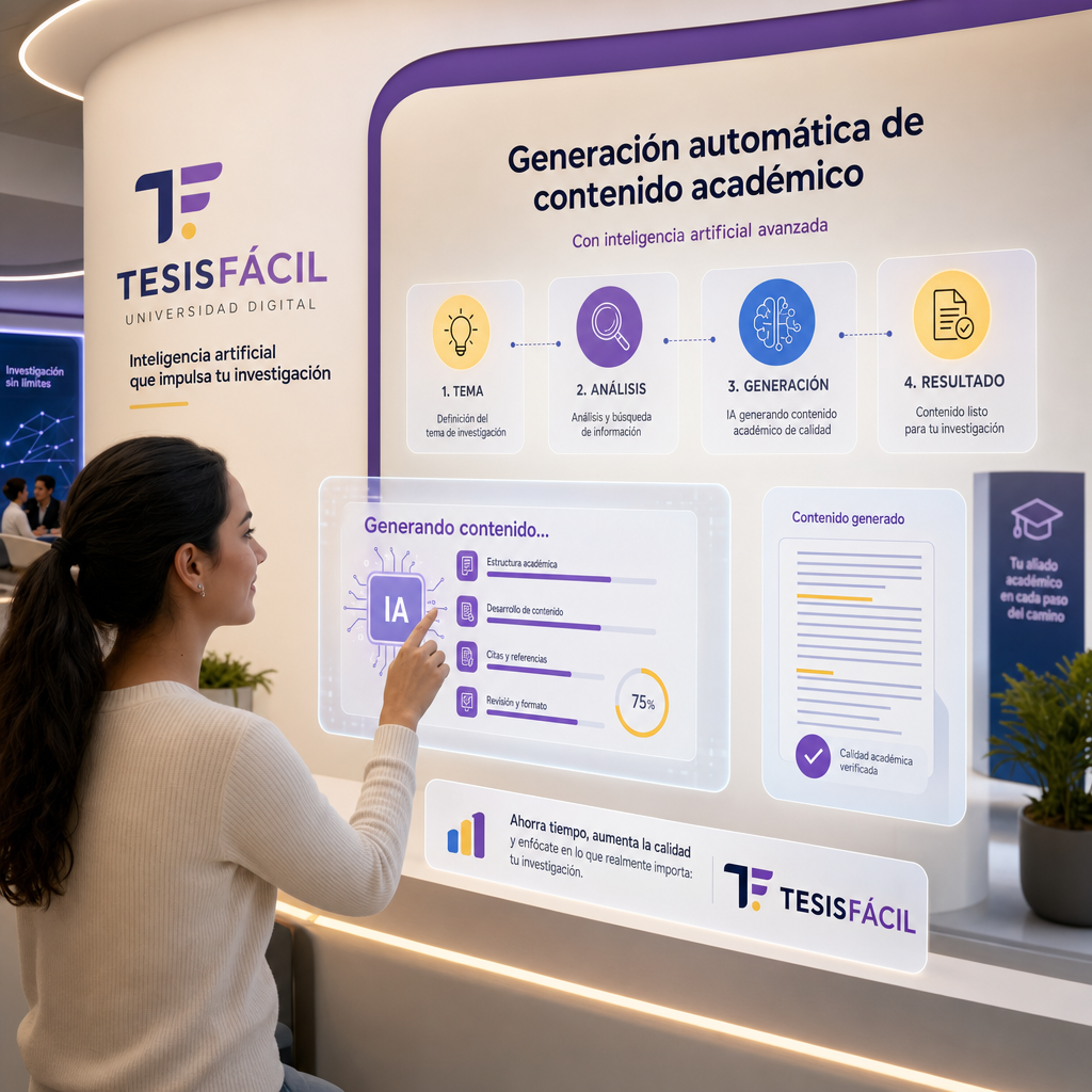 Ejemplo de generación de material universitario asistido por inteligencia artificial en un entorno educativo digital
