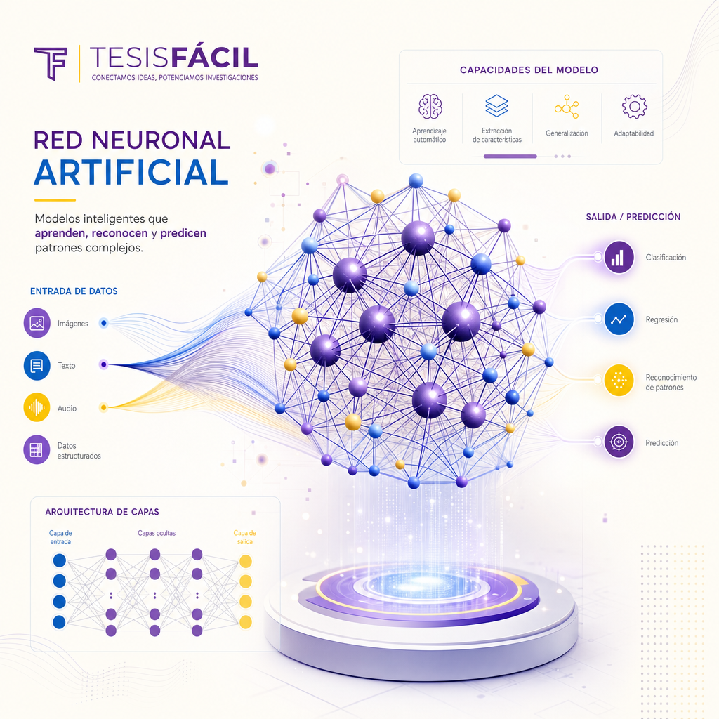 Representación visual de la complejidad y capacidad de modelos de inteligencia artificial mostrando redes neuronales interconectadas y datos digitales en un entorno moderno y tecnológico.
