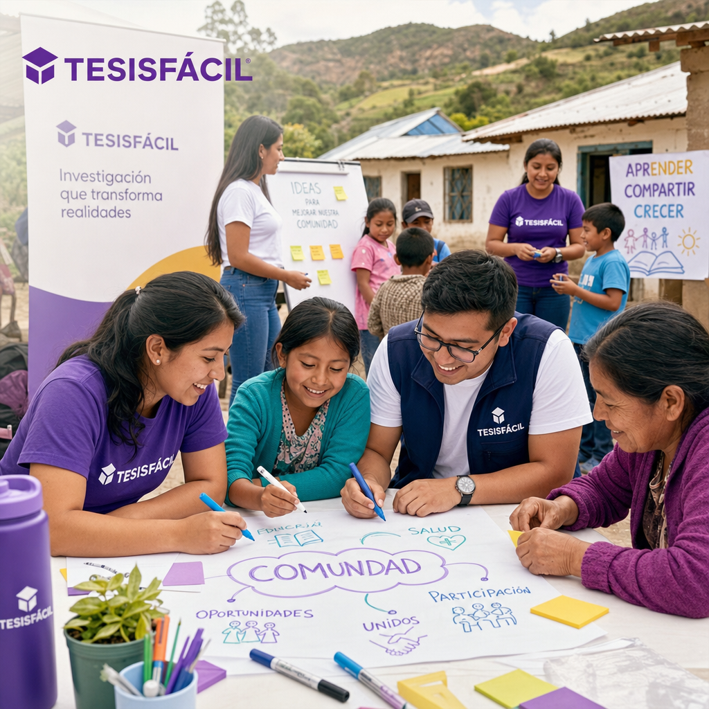 Equipo comunitario de la Fundación Vida Abundante realizando actividades educativas y sociales en un entorno rural.