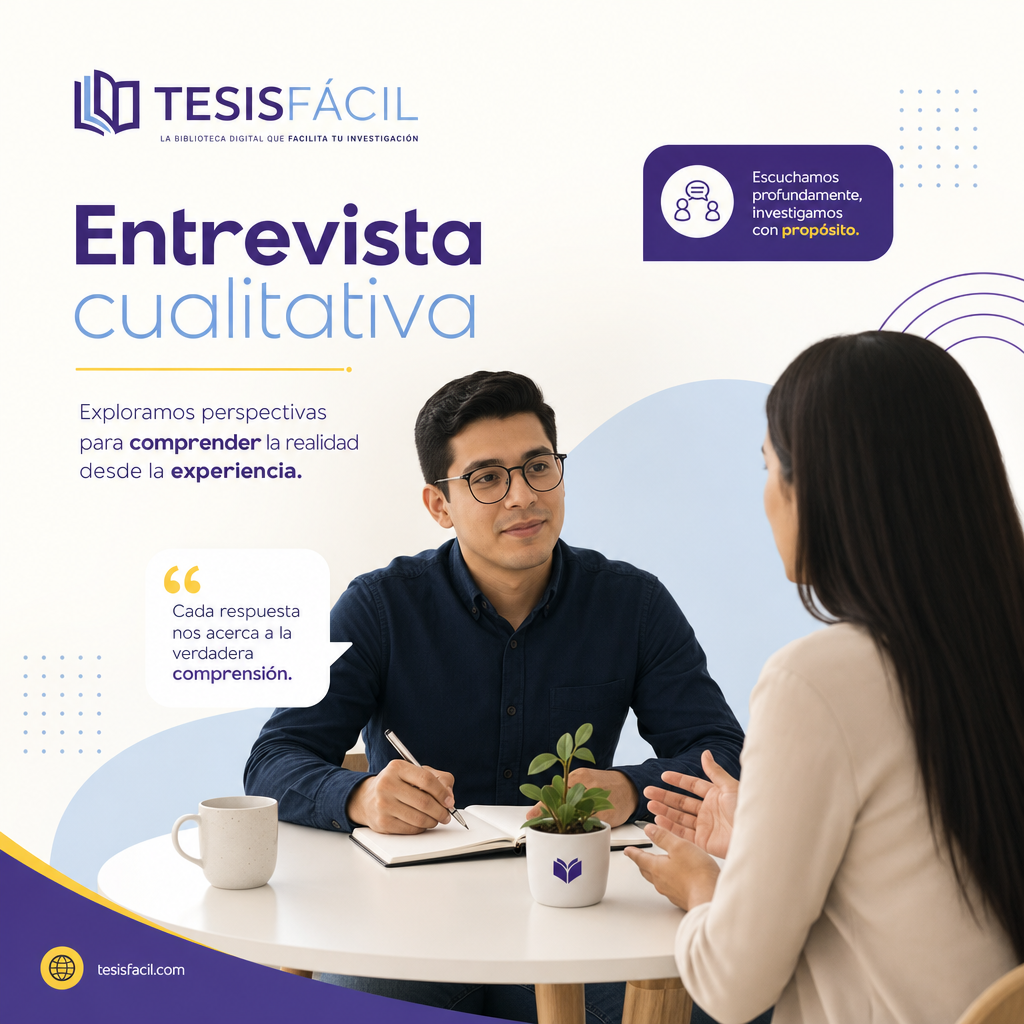 Investigador tomando notas en libreta durante entrevista cualitativa en un entorno de oficina moderna