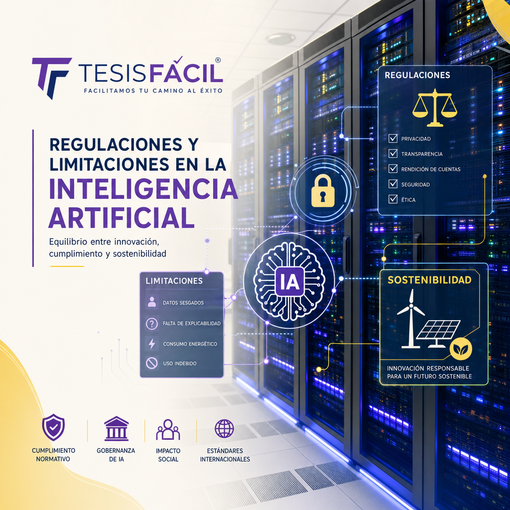 Centro de datos de inteligencia artificial con servidores iluminados y gráficos digitales que representan el impacto del Plan Biden en su expansión